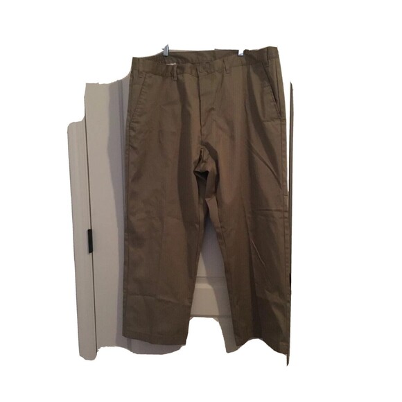 Big Mac Pants - BIg Mac Workwear Dark Khaki Casual Work Uniform Pants Mens Size 48x36